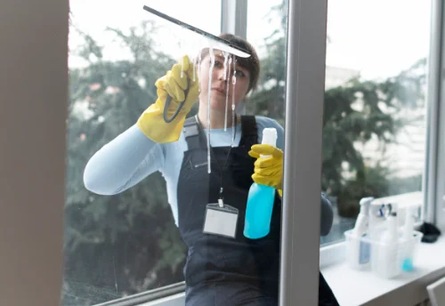 Nettoyage de vitres intérieures et extérieures à Pusignan